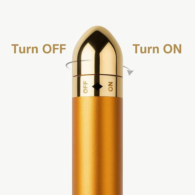 Sunshine Mart™ 24K Gold Energy Facial Massage Roller