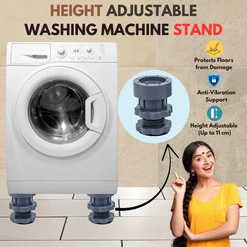 𝐍𝐨𝐢𝐬𝐞𝐀𝐰𝐚𝐲™ Washing Machine Footpads (Pack of 4)😍✨