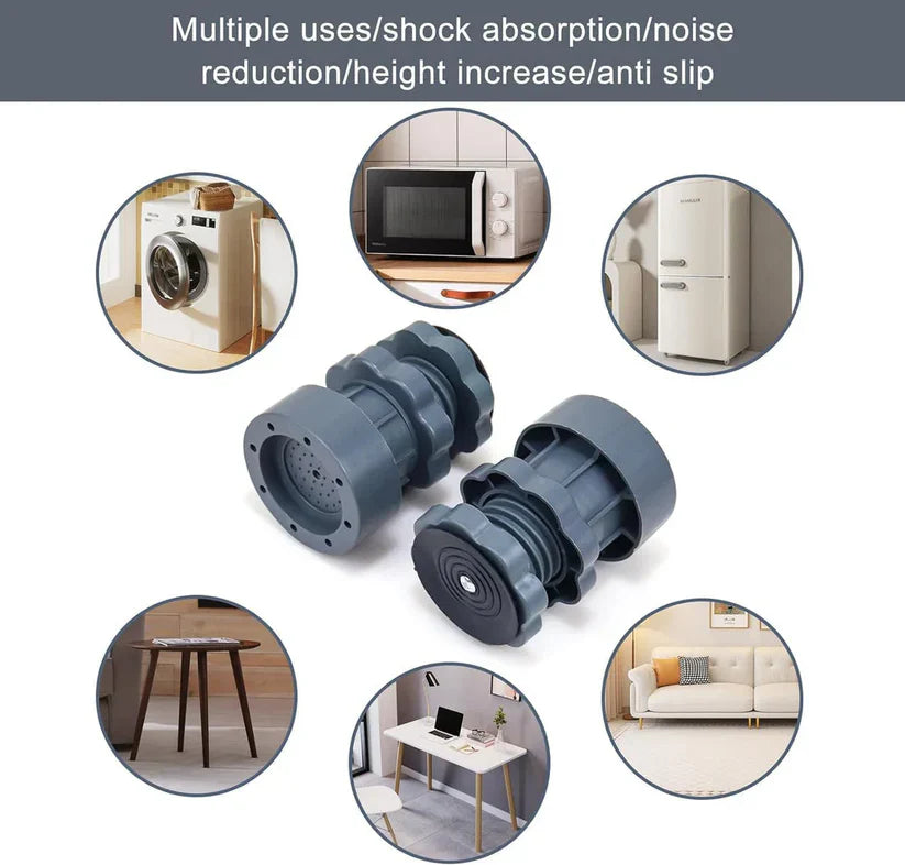 𝐍𝐨𝐢𝐬𝐞𝐀𝐰𝐚𝐲™ Washing Machine Footpads (Pack of 4)😍✨