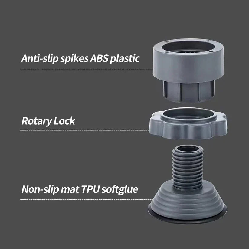 𝐍𝐨𝐢𝐬𝐞𝐀𝐰𝐚𝐲™ Washing Machine Footpads (Pack of 4)😍✨